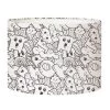 Abat-jours Lampes De Chevet Enfant Abat-jour Chevet Enfant Doodle Pop Corn T 25 X H 20