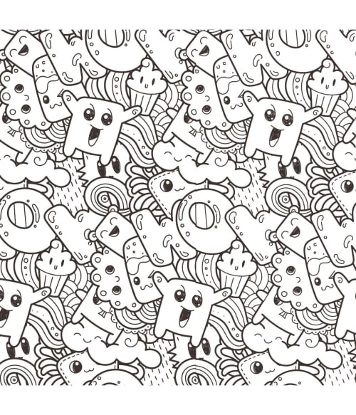 Abat-jours Lampes De Chevet Enfant Abat-jour Chevet Enfant Doodle Pop Corn T 25 X H 20 3 Abat-jours Lampes De Chevet Enfant Abat-jour Chevet Enfant Doodle Pop Corn T 25 X H 20 – Image 3