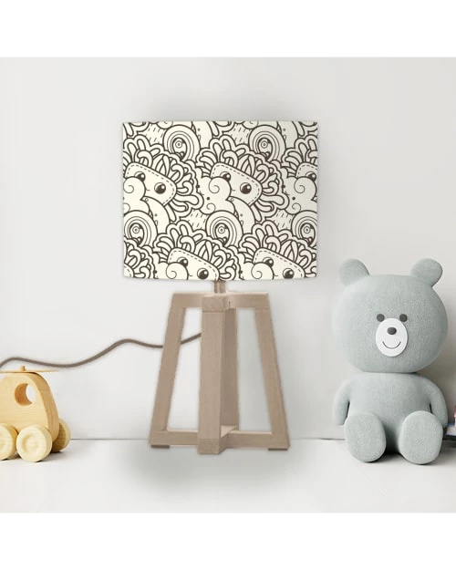Abat-jours Lampes De Chevet Enfant Abat-jour Chevet Enfant Doodle Tendre T 25 X H 20 2 Abat-jours Lampes De Chevet Enfant Abat-jour Chevet Enfant Doodle Tendre T 25 X H 20 – Image 2