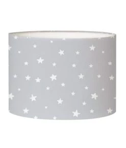 Abat-jours Lampes De Chevet Enfant Abat-jour Chevet Enfant étoiles Gris T 25 X H 20