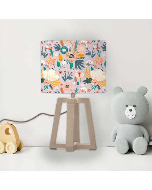 Abat-jours Lampes De Chevet Enfant Abat-jour Chevet Enfant Floral Lavande T 25 X H 20 2 Abat-jours Lampes De Chevet Enfant Abat-jour Chevet Enfant Floral Lavande T 25 X H 20 – Image 2