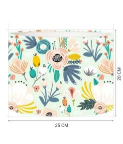 Abat-jours Lampadaires Enfant Abat-jour Chevet Enfant Floral Vert Pastel T 25 X H 20 -Luminaires enfant Soldes abat jour chevet enfant floral vert pastel t 25 x h 20 3