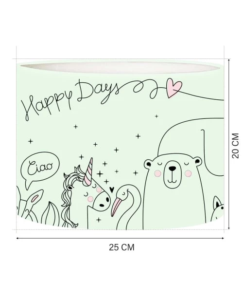 Abat-jours Lampes De Chevet Enfant Abat-jour Chevet Enfant Happydays Vert Pastel T 25 X H 20 4 Abat-jours Lampes De Chevet Enfant Abat-jour Chevet Enfant Happydays Vert Pastel T 25 X H 20 – Image 4