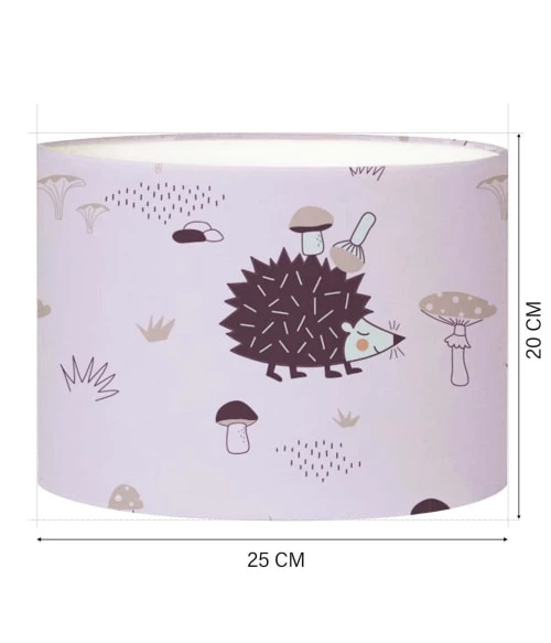 Abat-jours Lampes De Chevet Enfant Abat-jour Chevet Enfant Hérisson Lavande T 25 X H 20 4 Abat-jours Lampes De Chevet Enfant Abat-jour Chevet Enfant Hérisson Lavande T 25 X H 20 – Image 4