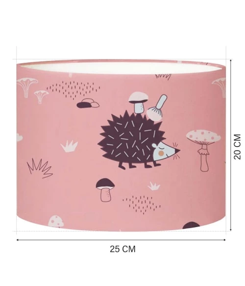 Abat-jours Lampes De Chevet Enfant Abat-jour Chevet Enfant Hérisson Rose Doux T 25 X H 20 4 Abat-jours Lampes De Chevet Enfant Abat-jour Chevet Enfant Hérisson Rose Doux T 25 X H 20 – Image 4