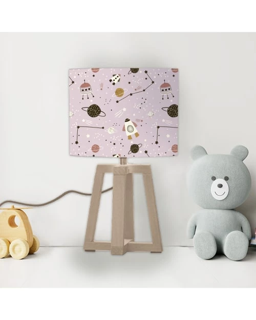 Abat-jours Lampes De Chevet Enfant Abat-jour Chevet Enfant Planète Lavande T 25 X H 20 2 Abat-jours Lampes De Chevet Enfant Abat-jour Chevet Enfant Planète Lavande T 25 X H 20 – Image 2