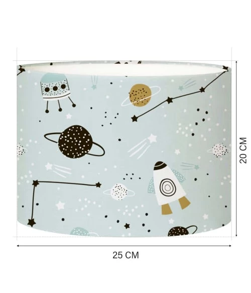Abat-jours Lampes De Chevet Enfant Abat-jour Chevet Enfant Planète Petit Bleu T 25 X H 20 4 Abat-jours Lampes De Chevet Enfant Abat-jour Chevet Enfant Planète Petit Bleu T 25 X H 20 – Image 4