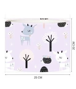 Abat-jours Lampes De Chevet Enfant Abat-jour Chevet Enfant Rennes Lavande T 25 X H 20 8 Abat-jours Lampes De Chevet Enfant Abat-jour Chevet Enfant Rennes Lavande T 25 X H 20 -Luminaires enfant Soldes abat jour chevet enfant rennes lavande t 25 x h 20 3