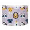 Abat-jours Lampes De Chevet Enfant Abat-jour Chevet Enfant Savane Lavande T 25 X H 20