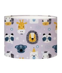 Abat-jours Lampes De Chevet Enfant Abat-jour Chevet Enfant Savane Lavande T 25 X H 20