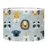 Abat-jours Lampes De Chevet Enfant Abat-jour Chevet Enfant Savane Petit Bleu T 25 X H 20