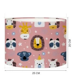 Abat-jours Lampes De Chevet Enfant Abat-jour Chevet Enfant Savane Rose Doux T 25 X H 20 8 Abat-jours Lampes De Chevet Enfant Abat-jour Chevet Enfant Savane Rose Doux T 25 X H 20 -Luminaires enfant Soldes abat jour chevet enfant savane rose doux t 25 x h 20 3