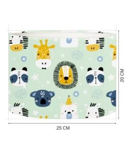 Abat-jours Lampes De Chevet Enfant Abat-jour Chevet Enfant Savane Vert Pastel T 25 X H 20 8 Abat-jours Lampes De Chevet Enfant Abat-jour Chevet Enfant Savane Vert Pastel T 25 X H 20 -Luminaires enfant Soldes abat jour chevet enfant savane vert pastel t 25 x h 20 3