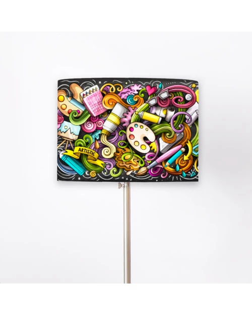 Abat-jours Lampes De Chevet Enfant Abat-jour Lampadaire Enfant / Ado Graffiti D 45 X H 25 5 Abat-jours Lampes De Chevet Enfant Abat-jour Lampadaire Enfant / Ado Graffiti D 45 X H 25 – Image 5
