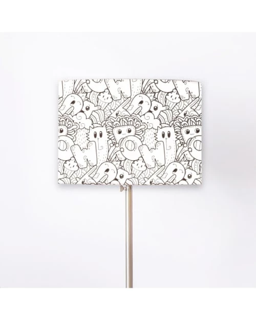 Abat-jours Lampadaires Enfant Abat-jour Lampadaire Enfant Doodle Fête T 45 X H 25 5 Abat-jours Lampadaires Enfant Abat-jour Lampadaire Enfant Doodle Fête T 45 X H 25 – Image 5