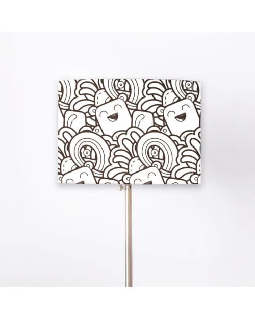 Abat-jours Lampadaires Enfant Abat-jour Lampadaire Enfant Doodle Happy T 45 X H 25 5 Abat-jours Lampadaires Enfant Abat-jour Lampadaire Enfant Doodle Happy T 45 X H 25 – Image 5