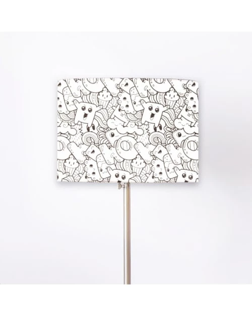 Abat-jours Lampadaires Enfant Abat-jour Lampadaire Enfant Doodle PopCorn T 45 X H 25 5 Abat-jours Lampadaires Enfant Abat-jour Lampadaire Enfant Doodle PopCorn T 45 X H 25 – Image 5
