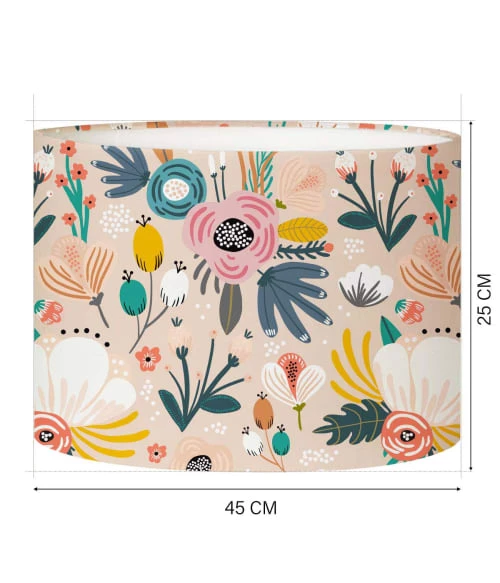 Abat-jours Lampadaires Enfant Abat-jour Lampadaire Enfant Floral Nymphéa T 45 X H 25 4 Abat-jours Lampadaires Enfant Abat-jour Lampadaire Enfant Floral Nymphéa T 45 X H 25 – Image 4