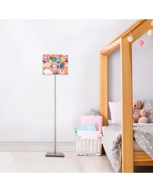 Abat-jours Lampadaires Enfant Abat-jour Lampadaire Enfant Floral Rose Doux T 45 X H 25 2 Abat-jours Lampadaires Enfant Abat-jour Lampadaire Enfant Floral Rose Doux T 45 X H 25 – Image 2