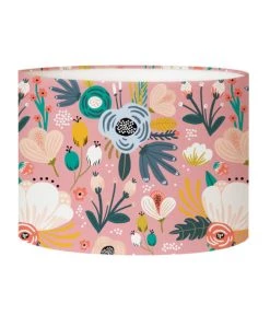 Abat-jours Lampadaires Enfant Abat-jour Lampadaire Enfant Floral Rose Doux T 45 X H 25