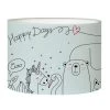 Abat-jours Lampadaires Enfant Abat-jour Lampadaire Enfant Happydays Petit Bleu T 45 X H 25
