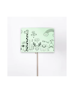 Abat-jours Lampadaires Enfant Abat-jour Lampadaire Enfant Happydays Vert Pastel T 45 X H 25 -Luminaires enfant Soldes abat jour lampadaire enfant happydays vert pastel t 45 x h 25 1