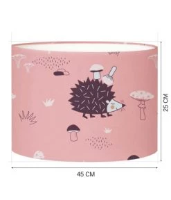 Abat-jours Lampadaires Enfant Abat-jour Lampadaire Enfant Hérisson Rose Doux T 45 X H 25 -Luminaires enfant Soldes abat jour lampadaire enfant herisson rose doux t 45 x h 25 3