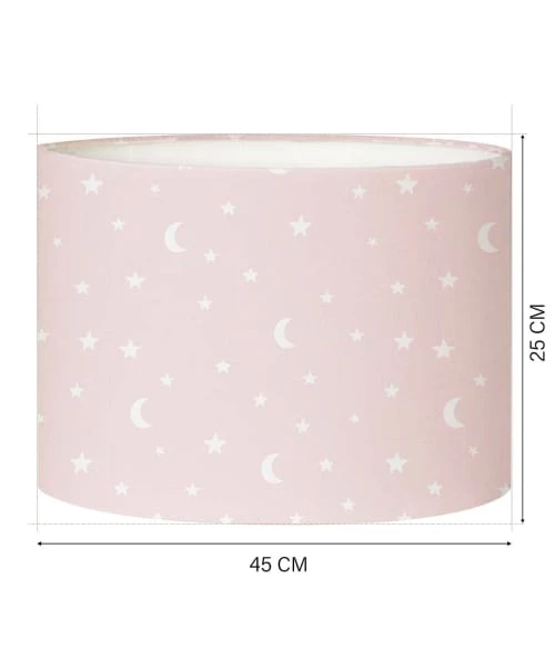 Abat-jours Lampadaires Enfant Abat-jour Lampadaire Enfant Lune Rose T 45 X H 25 4 Abat-jours Lampadaires Enfant Abat-jour Lampadaire Enfant Lune Rose T 45 X H 25 – Image 4