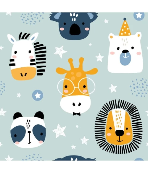 Abat-jours Lampadaires Enfant Abat-jour Lampadaire Enfant Savane Petit Bleu T 45 X H 25 3 Abat-jours Lampadaires Enfant Abat-jour Lampadaire Enfant Savane Petit Bleu T 45 X H 25 – Image 3