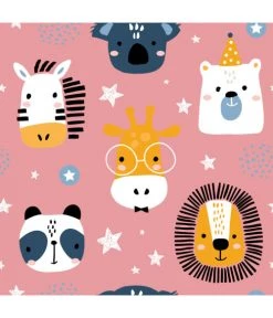 Abat-jours Lampadaires Enfant Abat-jour Lampadaire Enfant Savane Rose Doux T 45 X H 25 -Luminaires enfant Soldes abat jour lampadaire enfant savane rose doux t 45 x h 25 2