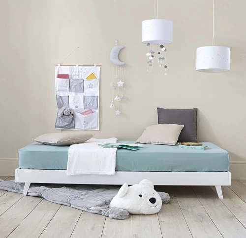 Maisons Du Monde Suspensions Enfant Abat-jour Pour Suspension Blanc à Imprimé étoiles 2 Maisons Du Monde Suspensions Enfant Abat-jour Pour Suspension Blanc à Imprimé étoiles – Image 2