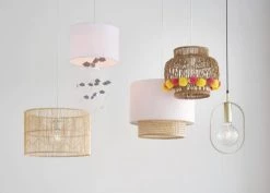 Maisons Du Monde Suspensions Enfant Abat-jour Pour Suspension Blanc Avec Nuages -Luminaires enfant Soldes abat jour pour suspension blanc avec nuages 1000 16 22 159799 11