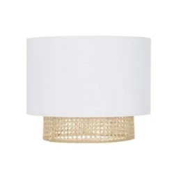 Maisons Du Monde Suspensions Enfant Abat-jour Pour Suspension En Rotin Et Tissu Terracotta D40 -Luminaires enfant Soldes abat jour pour suspension blanche cannage en osier lila 1000 15 34 215694 1