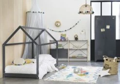 Maisons Du Monde Suspensions Enfant Abat-jour Pour Suspension En Osier Avec Pompons Multicolores -Luminaires enfant Soldes abat jour pour suspension en osier avec pompons multicolores 1000 16 35 215695 4