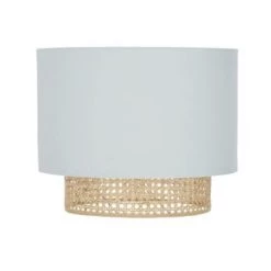 Maisons Du Monde Suspensions Enfant Abat-jour Pour Suspension Blanche Cannage En Osier -Luminaires enfant Soldes abat jour pour suspension vert d eau cannage en osier lila 1000 13 32 215692 1