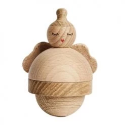OYOY Living Design Objets Déco Enfant Ange En Bois 7x11,50cm