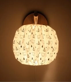 Lussiol Lighting Suspensions Enfant Applique En Papier Multi-couleur H.25 Cm -Luminaires enfant Soldes applique en papier multi couleur h 25 cm 2