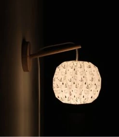 Lussiol Lighting Suspensions Enfant Applique En Papier Multi-couleur H.25 Cm -Luminaires enfant Soldes applique en papier multi couleur h 25 cm 3