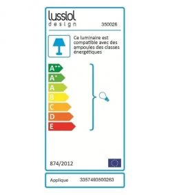 Lussiol Lighting Suspensions Enfant Applique En Papier Multi-couleur H.25 Cm -Luminaires enfant Soldes applique en papier multi couleur h 25 cm 4