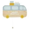 Maisons Du Monde Suspensions Enfant Applique Lumineuse Van En Bois De Pin Beige, Bleu Et Jaune