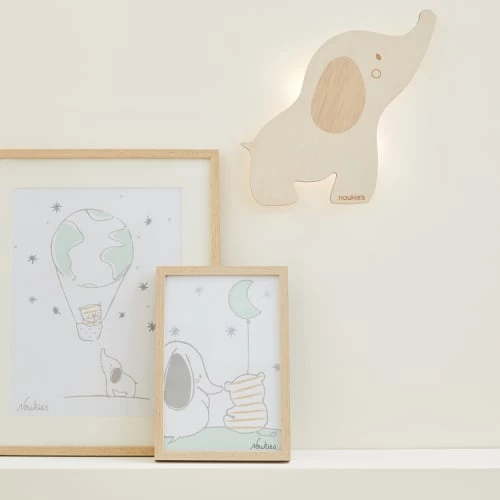 Noukie's Suspensions Enfant Applique Murale En Bois Eléphant Anna & Milo 4 Noukie's Suspensions Enfant Applique Murale En Bois Eléphant Anna & Milo – Image 4