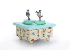Trousselier Objets Déco Enfant Boite à Musique Acrobates -Luminaires enfant Soldes boite a musique acrobates 4