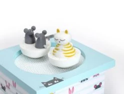Trousselier Objets Déco Enfant Boite à Musique Chat & Souris -Luminaires enfant Soldes boite a musique chat souris 1