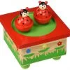 Ulysse Objets Déco Enfant Boite à Musique Coccinelles