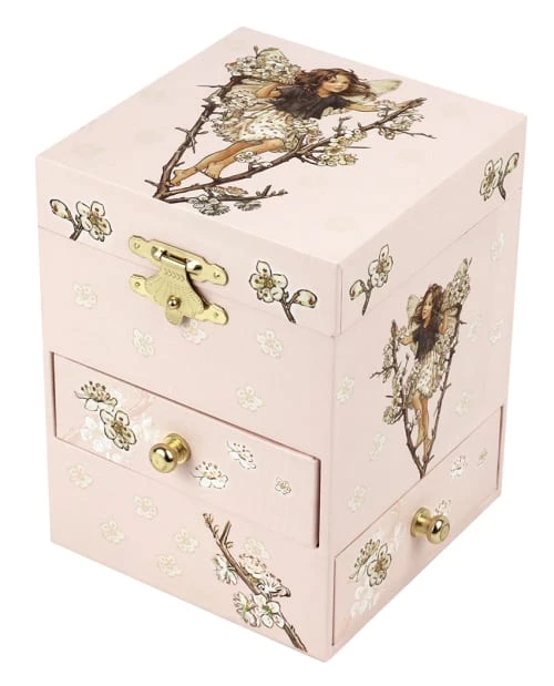 Trousselier Objets Déco Enfant Boîte à Musique Fée Cerisier Rose 13,5x10x10cm 5 Trousselier Objets Déco Enfant Boîte à Musique Fée Cerisier Rose 13,5x10x10cm – Image 5