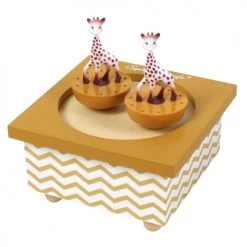 Trousselier Objets Déco Enfant Boîte à Musique Magnétique Sophie La Girafe Caramel (11,5 X 8,5 Cm)