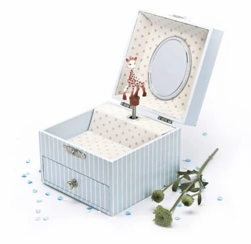 Trousselier Objets Déco Enfant Boite à Musique Sophie La Girafe Marine 2 Trousselier Objets Déco Enfant Boite à Musique Sophie La Girafe Marine – Image 2