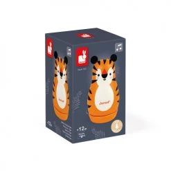 Janod Objets Déco Enfant Boite à Musique Tigre -Luminaires enfant Soldes boite a musique tigre 4