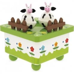 Ulysse Objets Déco Enfant Boite à Musique Vaches