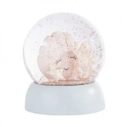 Maisons Du Monde Objets Déco Enfant Boule à Neige Coquillage Et Hippocampe Rose Et Bleu